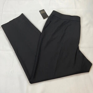 NWT Dana Buchman Woman Wool‎ Blend Black Dress Pant